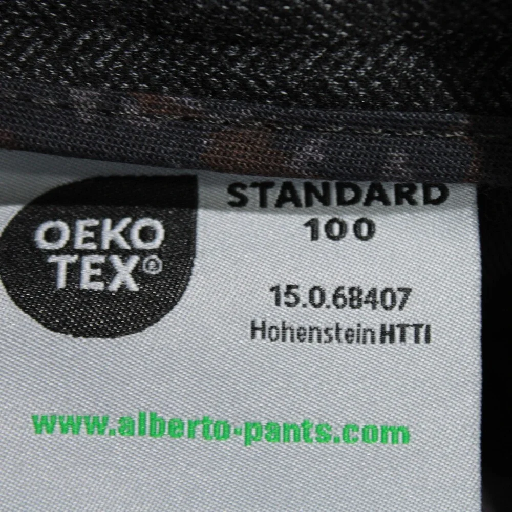 Alberto NWT Jump Cozy Jersey Casual Pants Size 33 US Slim Fit Gray Viscose Blend